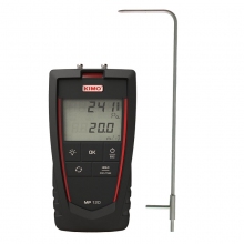 kimo mp 120 micromanometer with air velocity calculation with pitot tube